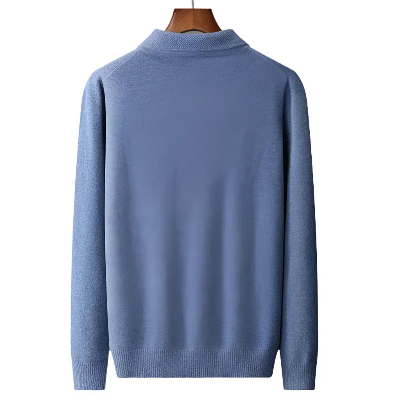 Inverness Merino Wool Polo Sweater