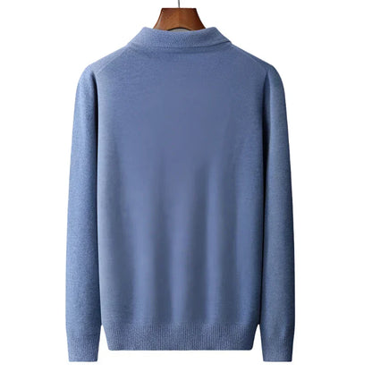 Inverness Merino Wool Polo Sweater
