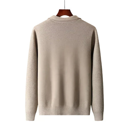 Edinburgh Merino Wool Zippered Cardigan