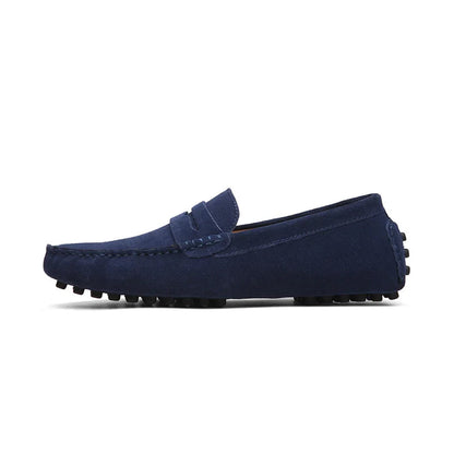 Suede Driving Loafers