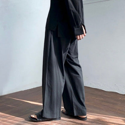 Mogador Wide Leg Linen Pant