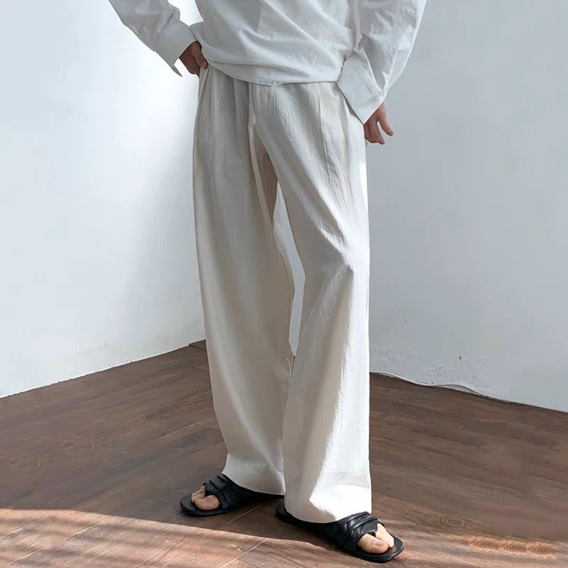 Mogador Wide Leg Linen Pant