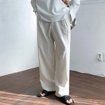 Mogador Wide Leg Linen Pant